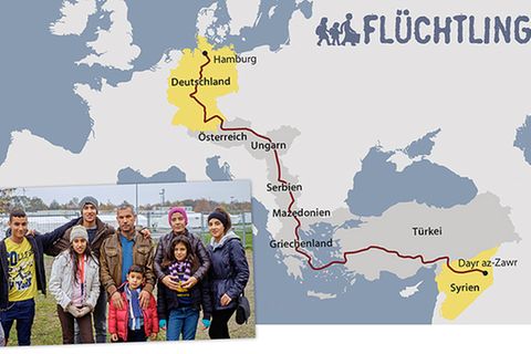 Flüchtlingskrise: Familie Alhays floh aus Syrien bis nach Hamburg