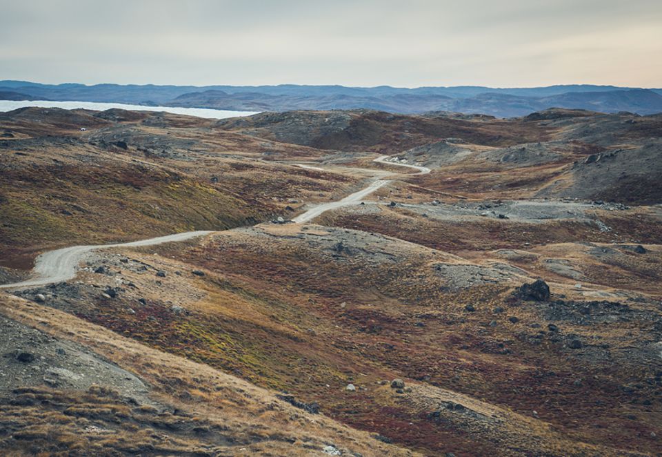 Grönland: Die längste Straße Grönlands führt von Kangerlussuaq bis zum Inlandeis