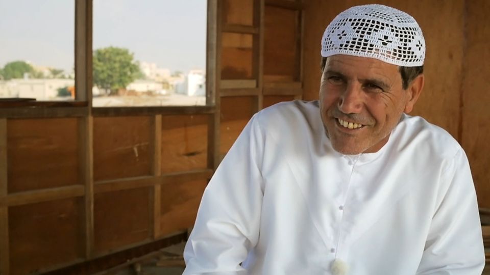 Abdallah al Mansoori, einer der letzten Holzschiffsbauer