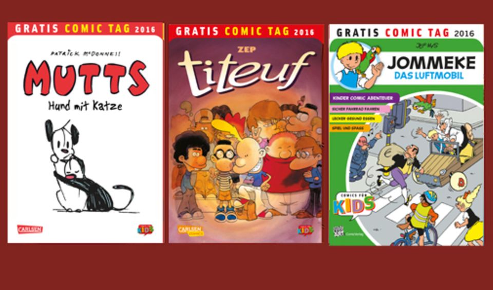 Comics: Für den Gratis Comic Tag wurden 34 einzigartige Comics produziert