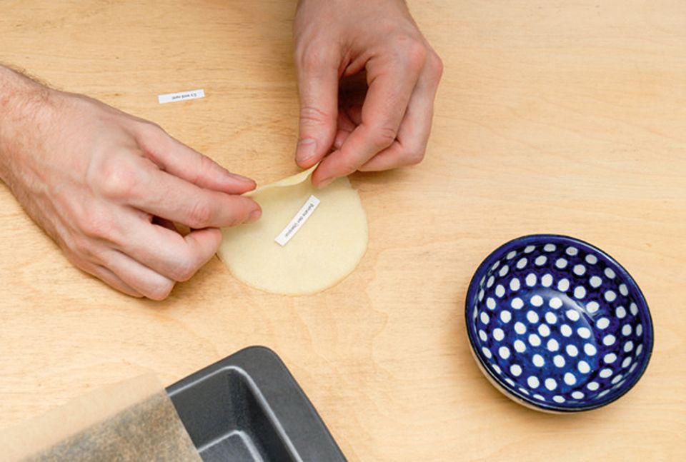 Rezept: Befüllt eure Kekse mit den Botschaften