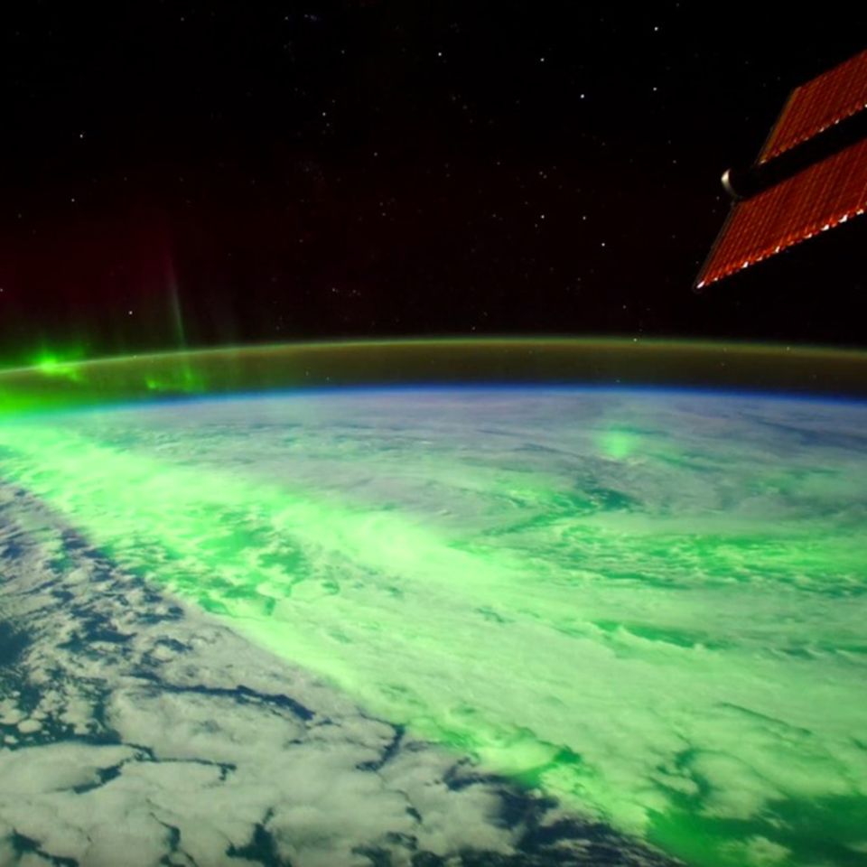 Zeitraffer von der ISS: Nasa veröffentlicht spektakuläres Polarlicht-Video