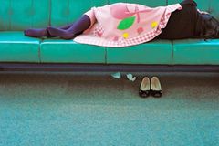 Fotogalerie: Sleeping in Airports