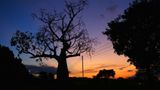 Sonnenuntergang in Kwarhi, Nord-Nigeria