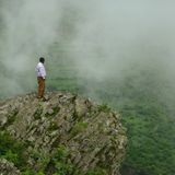 Wanderer in Äthiopien