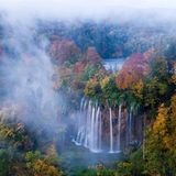 Morgenstimmung an den Wasserfällen von Plitvice