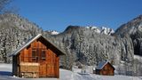 Winterlandschaft im Salzkammergut, Österreich