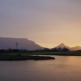 Sonnenuntergang in Kapstadt