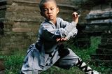 Kung-Fu Schüler und Kinderschauspieler