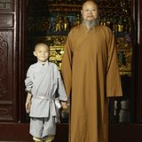 Shi Xiaosong neben Großmeister Shi Yanzhuang