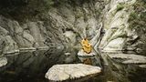 Shi Yankei bei der Meditation