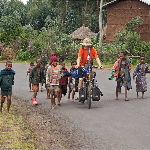 Fotogalerie: Mit dem Fahrrad durch Afrika