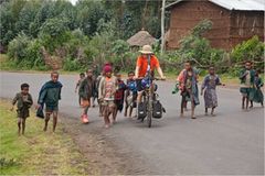 Fotogalerie: Mit dem Fahrrad durch Afrika