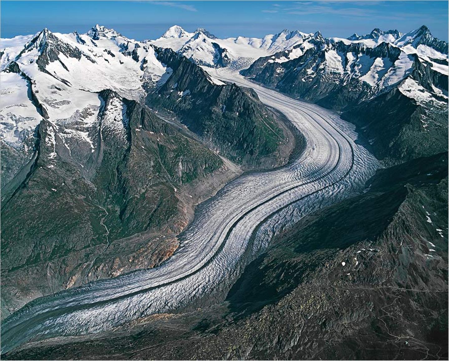 Großer Aletschgletscher, Schweiz