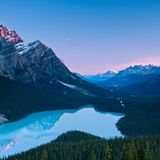 Der Peyto See im Banff National Park in Alberta, Kanada