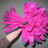 Papierblumen basteln