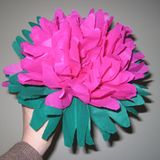 Papierblumen basteln