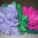 Papierblumen basteln