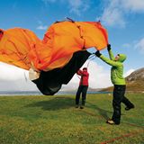 Zeltaufbau am Nordatlantik