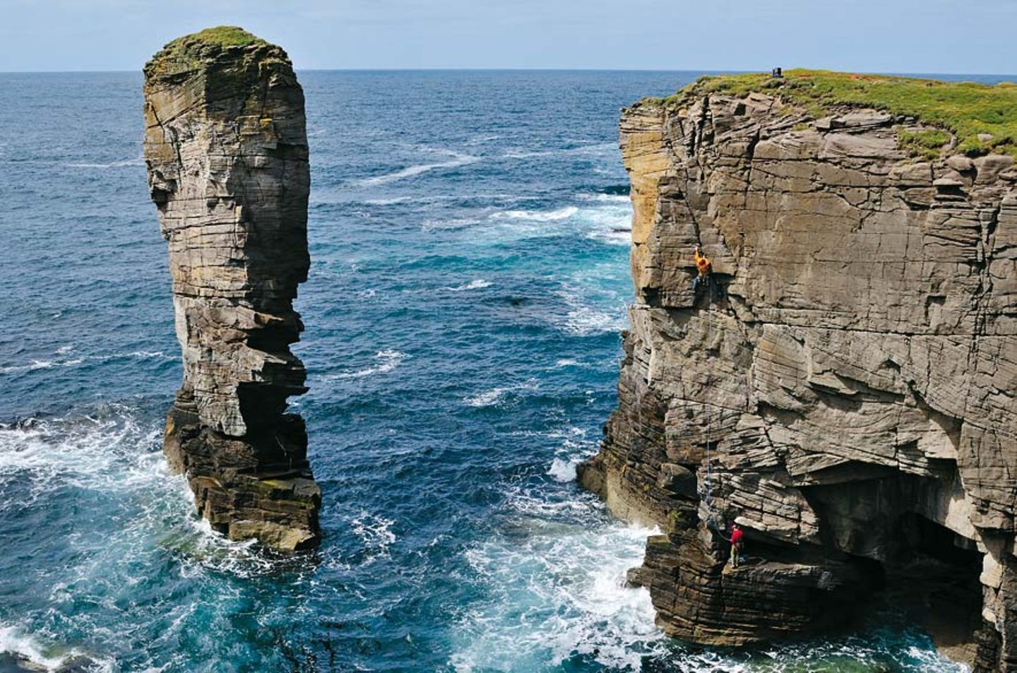 Klettertour am Yesnaby