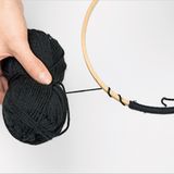 Traumfänger basteln: Schritt 1