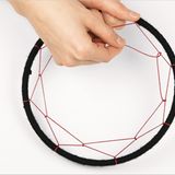 Traumfänger basteln: Schritt 2