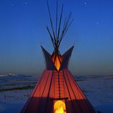 Blackfoot Tipi Village, USA