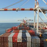 Die NYX Galaxy im Hafen von Brisbane