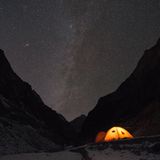 Nachts im Himalaya