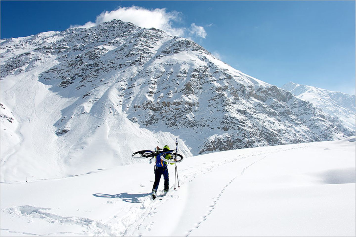 Auf Skiern zum Gipfel