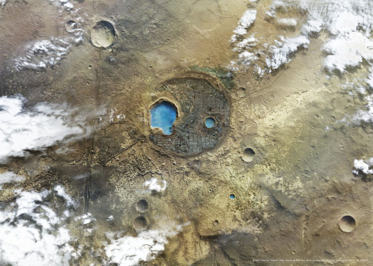 Vision of an initial colonization nearby Ma'adim Vallis on planet mars