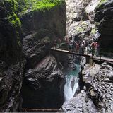 Unbedingt anhalten: an der Breitbachklamm bei Oberstdorf