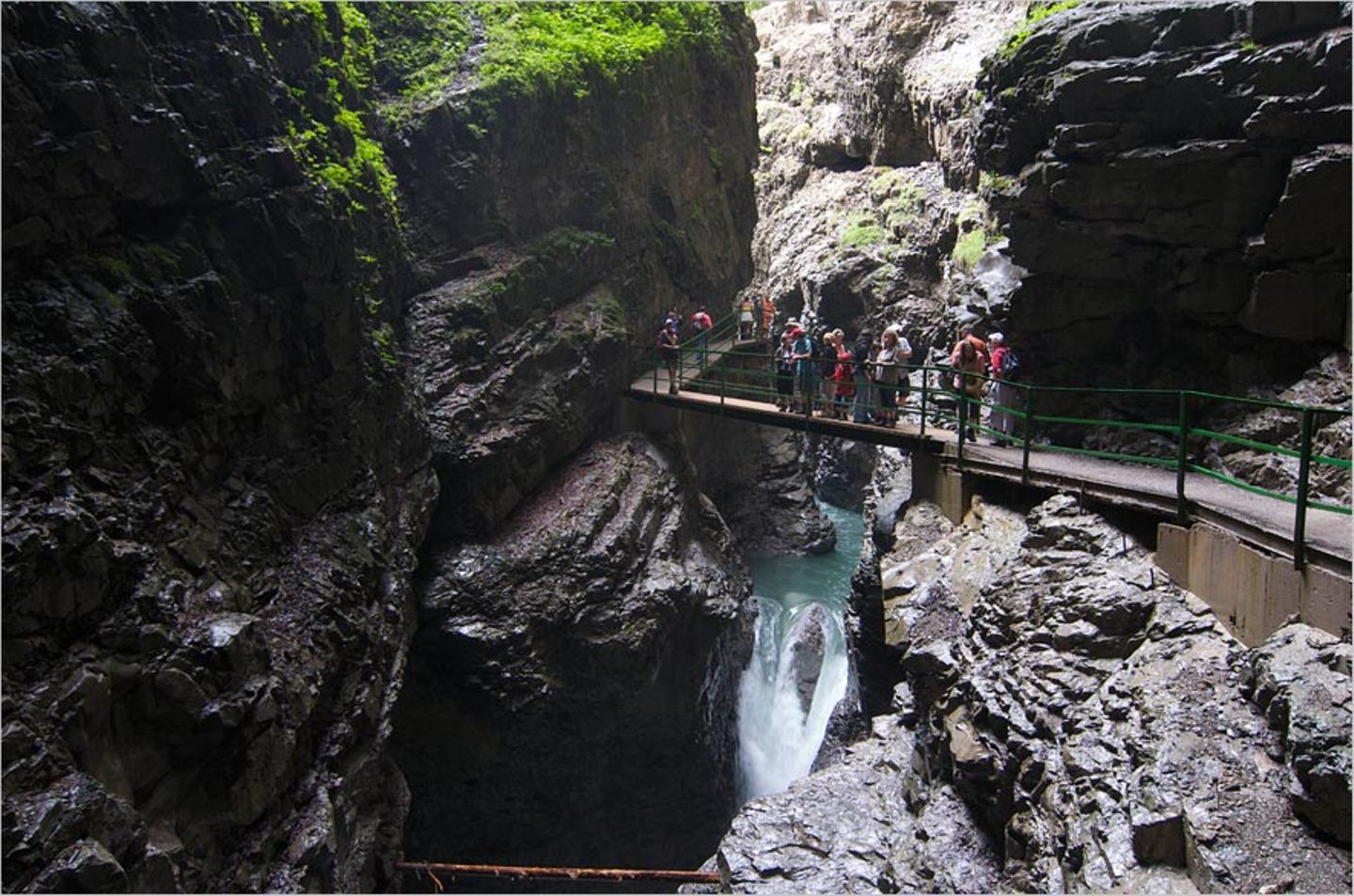Unbedingt anhalten: an der Breitbachklamm bei Oberstdorf