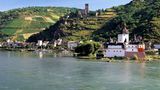 Zwischenstopp: an der Burg Pfalzgrafenstein