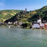 Zwischenstopp: an der Burg Pfalzgrafenstein