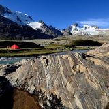 Zelten im Valle Hermoso