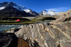 Zelten im Valle Hermoso