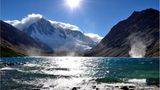 Wasserhosen über der Laguna Azul