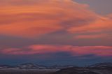 Sonnenuntergang im Andenhochland