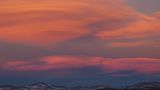 Sonnenuntergang im Andenhochland