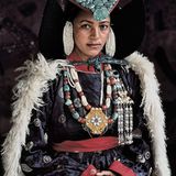 Ladakhi-Frau