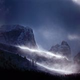 Sturm in den Dolomiten (Italien)