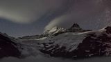 Schreckhorn im Mondschein