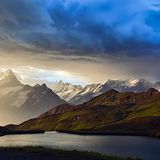 Sonnenaufgang nach dem Sturm