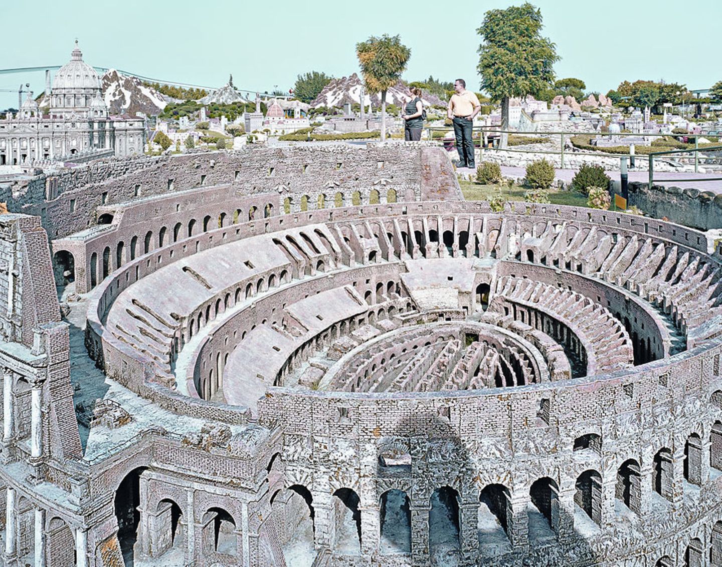 Kolosseum-Modell, Italien in Miniatura, Rimini, Italien 2008