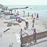 Neros Villa und Hafen, Anzio, Italien 2012