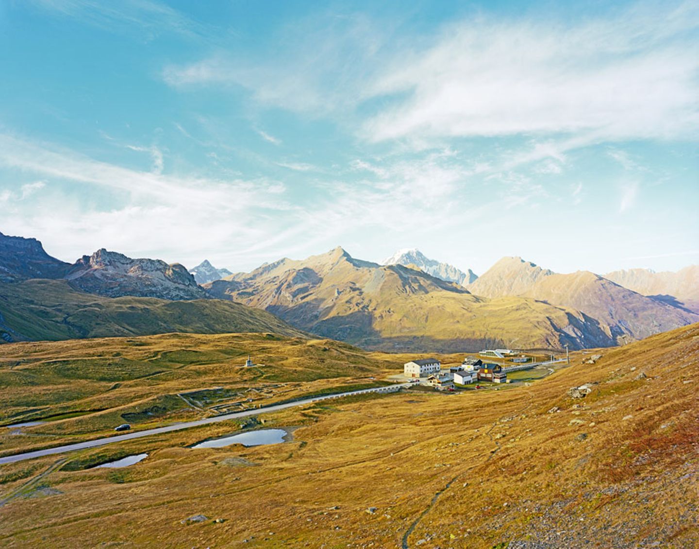 Ruinen einer römischen Raststation, Kleiner Sankt-Bernhard-Pass, Italien 2010
