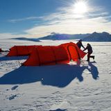 Schwieriger Zeltaufbau