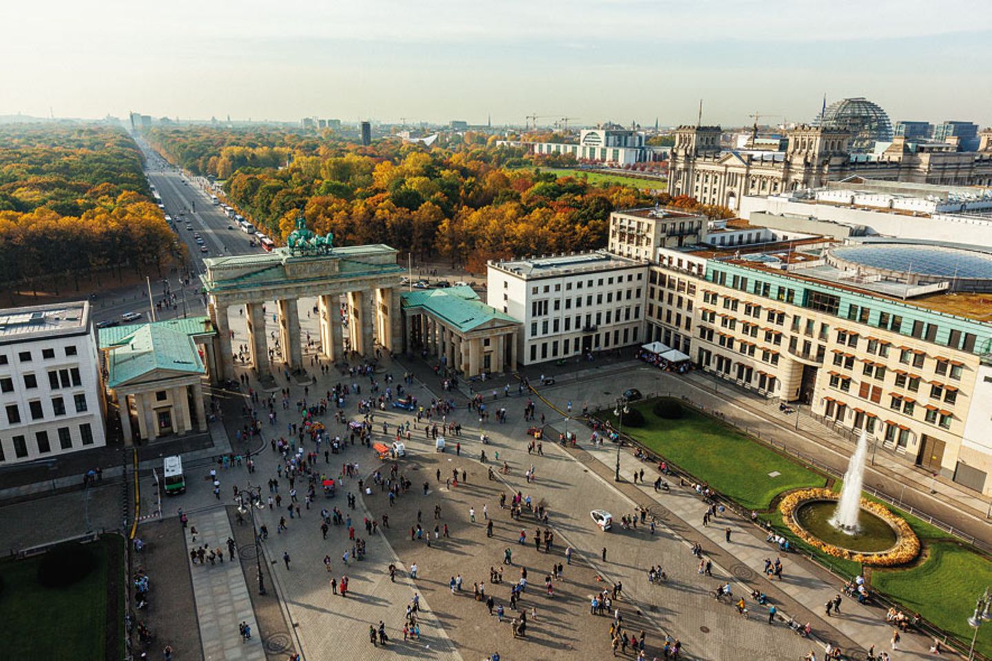 Berlin aus halber Höhe