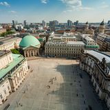 Berlin aus halber Höhe